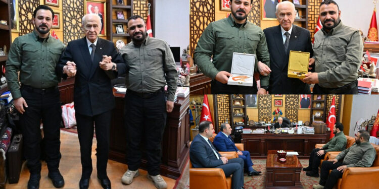 MHP Lideri Bahçeli'ye Dikkat Çeken Ziyaret: SMO Komutanlarını Makamında Ağırladı