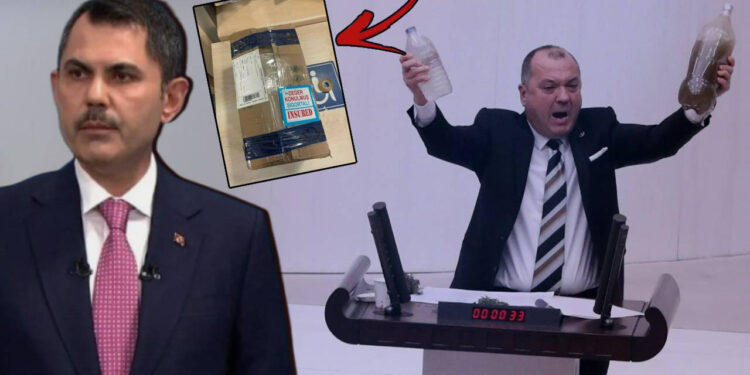 Meclis'te Yine Gergin Anlar... CHP’li Vekil Masaya Bıraktı, Murat Kurum İtti, En Son Kargoya Verildi