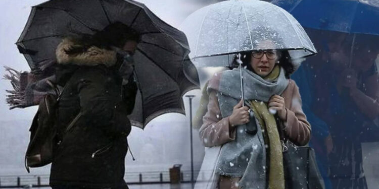 Meteoroloji'den Sarı Alarm: Bu İllerde Yaşayanlar Dikkat! Yağmur, Kar ve Fırtına Geliyor