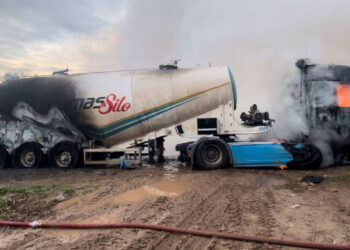 Otomobille Çarpışan Tanker Patladı! 1 Ölü