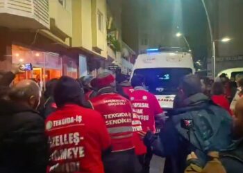 Rahatsızlanan bir işçi hastaneye kaldırıldı