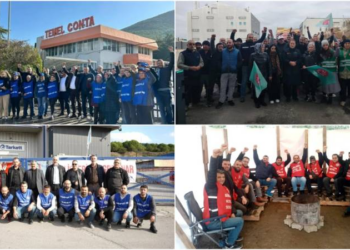 Sefalet ücretine karşı binlerce metal işçisi işçi greve çıkıyor