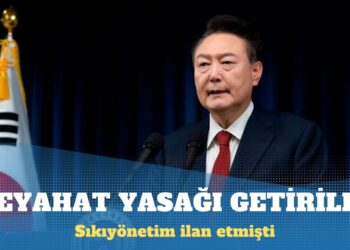 Sıkıyönetim ilan eden Güney Kore devlet başkanına seyahat yasağı