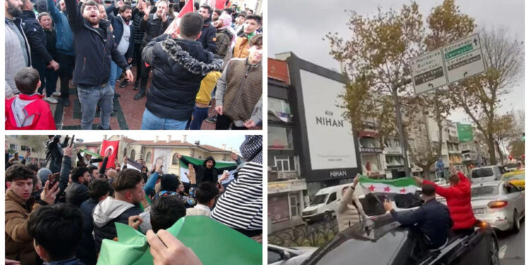 Suriyeliler Türkiye'nin Dört Bir Yanında Kutlama Yapıyor: 'Artık Özgürüz, Vatanımıza Dönelim'