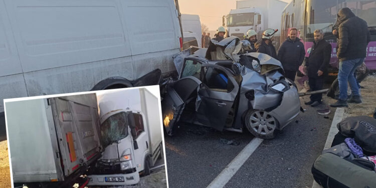 Van’da zincirleme kaza: 50 araç birbirine girdi; 2 ölü, 40 yaralı