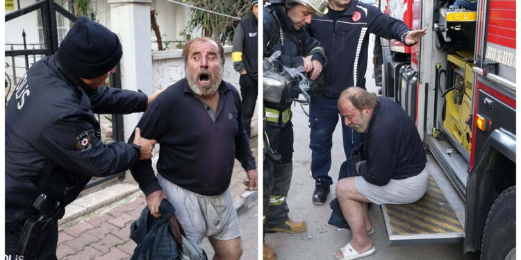 Yangına Uykuda Yakalandı, Arka Odaya Kaçarak Kurtuldu