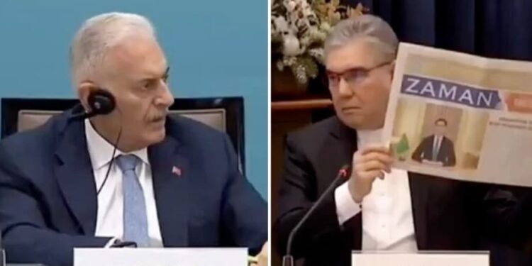 Zaman Gazetesi’ni görünce donup kaldı