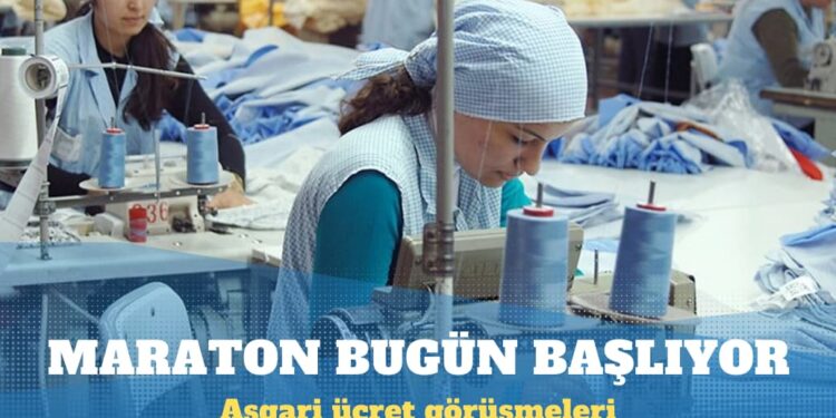 Asgari ücret için maraton bugün başlıyor