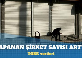 TOBB verileri: Kapanan şirket sayısı arttı