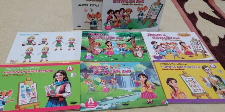 ‘Jîriko û Hevalên xwe’ adlı Kürtçe okul öncesi kitap seti çıktı
