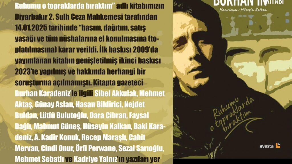 ‘Burhan’ın Kitabı’ hakkında toplatma kararı