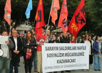 Adana’da gözaltı ve tutuklama protestosu
