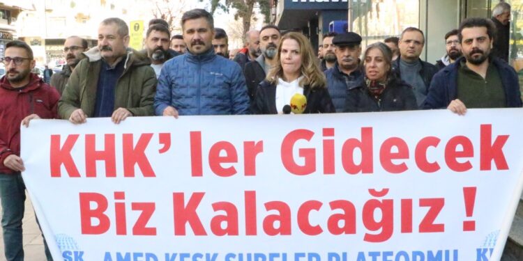 KESK Amed Şubeler Platformu eylemi 119’uncu haftasında