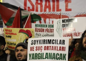 Filistin halkıyla dayanışma eylemi