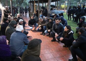 Eşbaşkanların gözaltına alınması protesto edildi