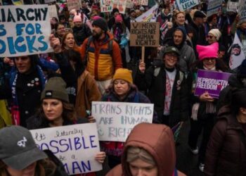 Trump’ın yemin töreni öncesi ‘Kadınlar Yürüyüşü’ düzenlendi