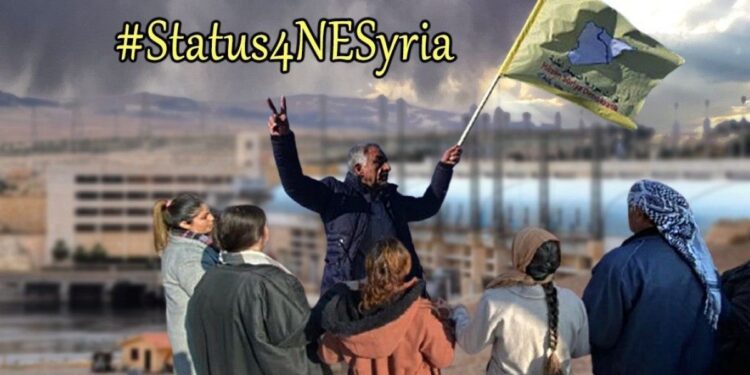 Kuzey ve Doğu Suriye’ye statü için hashtag kampanyası