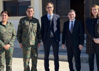 Almanya Dışişleri Bakanlığı delegeleri Mazlum Abdî ile görüştü