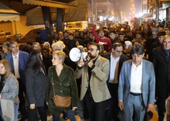 Akdeniz’de binler yürüdü: İrademizi kimse gasp edemez
