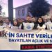 Şirnex’te TUİK’in enflasyon verileri protesto edildi