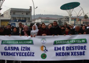 Cizîr, kayyım girişimine karşı yürüdü