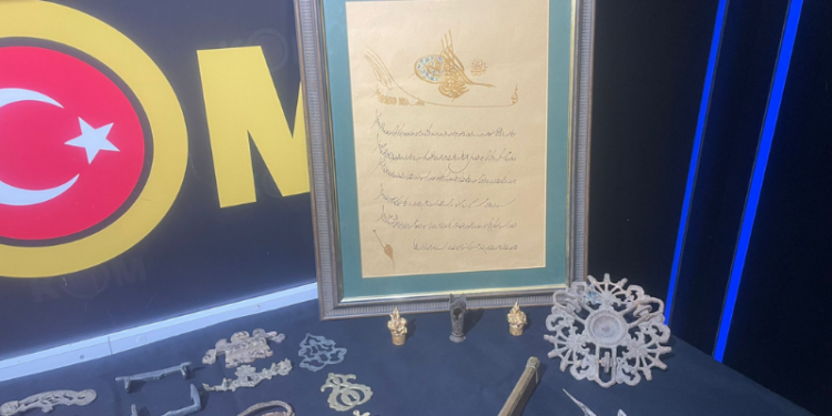1,5 milyon TL değerinde 243 eser ele geçirildi