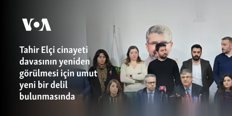 Tahir Elçi cinayeti davasının yeniden görülmesi için umut yeni bir delil bulunmasında