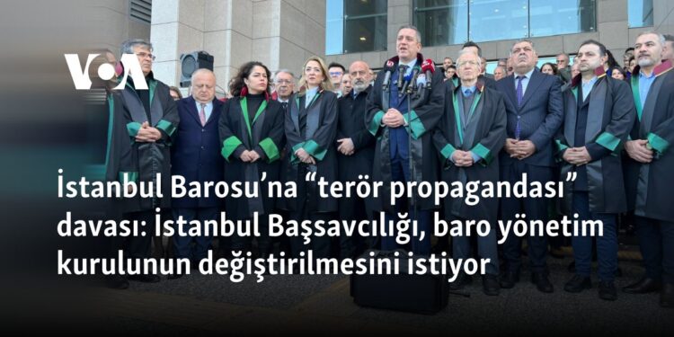 İstanbul Barosu’na “terör propagandası” davası: İstanbul Başsavcılığı, baro yönetim kurulunun değiştirilmesini istiyor