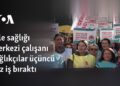 Aile sağlığı merkezi çalışanı sağlıkçılar üçüncü kez iş bıraktı