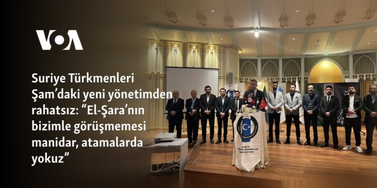 Suriye Türkmenleri Şam’daki yeni yönetimden rahatsız: “El-Şara’nın bizimle görüşmemesi manidar, atamalarda yokuz”