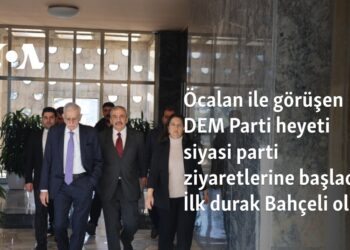 Öcalan ile görüşen DEM Parti heyeti siyasi parti ziyaretlerine başladı: İlk durak Bahçeli oldu