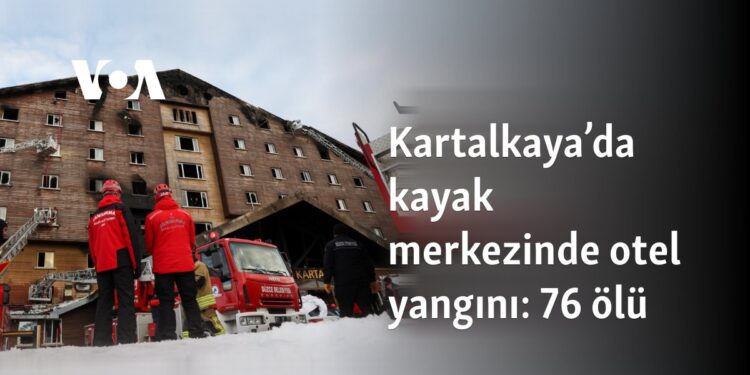 Kartalkaya’da kayak merkezinde otel yangını: 76 ölü