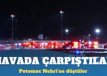 ABD’de 60 yolcu ve dört mürettebat taşıyan uçak ile helikopter havada çarpıştı