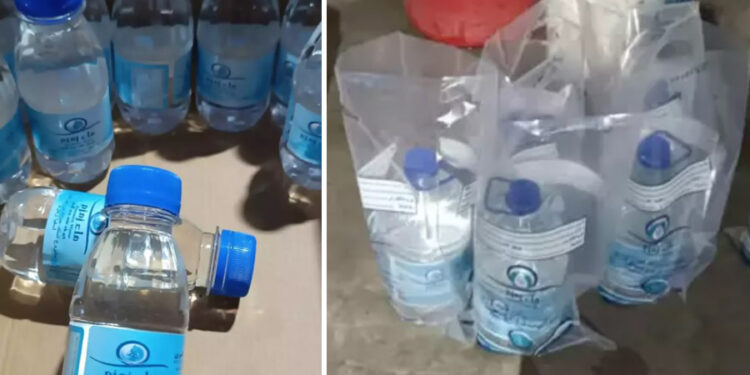 Adana’da sahte zemzem suyu operasyonu: 15 ton çeşme suyunu Arapça etiket yazıp şişelediler