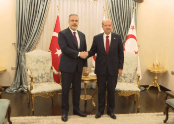 Bakan Fidan KKTC Başbaşkanı Tatar ile Bir Araya Geldi
