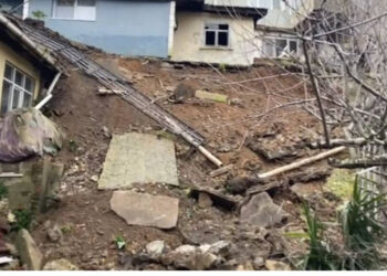 Beykoz'da İstinat Duvarı Çöktü