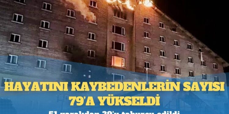 Bolu’daki yangın faciasında can kaybı 79’a yükseldi