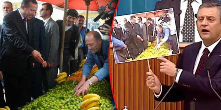 CHP Lideri Özgür Özel Tek Tek Hesapladı! Cumhurbaşkanı Erdoğan'ın 21 Yıl Önceki Pazar Alışverişi 40 Kat Zamlanmış