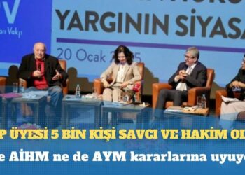 CHP’li Günaydın: “Türkiye’de 22 bin hakim savcı var; 5 bini daha dün AKP üyesiyken uydur kaydır sınavlarla cübbe giydirilmiş insanlar”