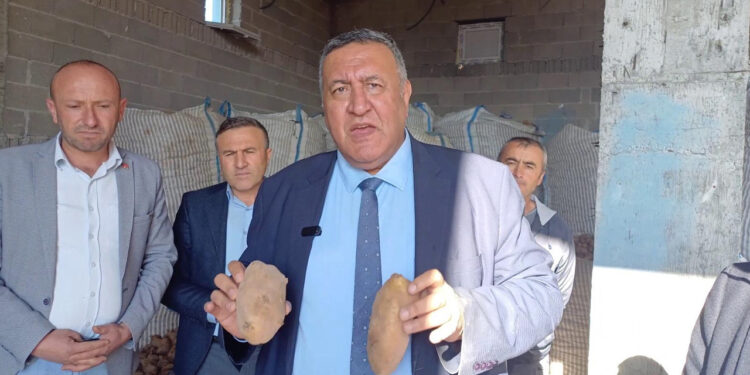 CHP'li Gürer Çiftçinin İsyanını Duyurdu! 'Patatesler Depoda Kaldı, Çözüm Şart'