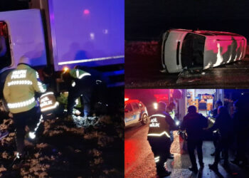 Çorum'da Acı Olay! Kazaya Müdahale Eden Polise Kamyon Çarptı, Metrelerce Sürüklendi