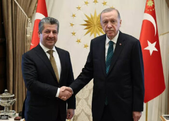 Cumhurbaşkanı Erdoğan, Beştepe’de Barzani’yi Kabul Etti