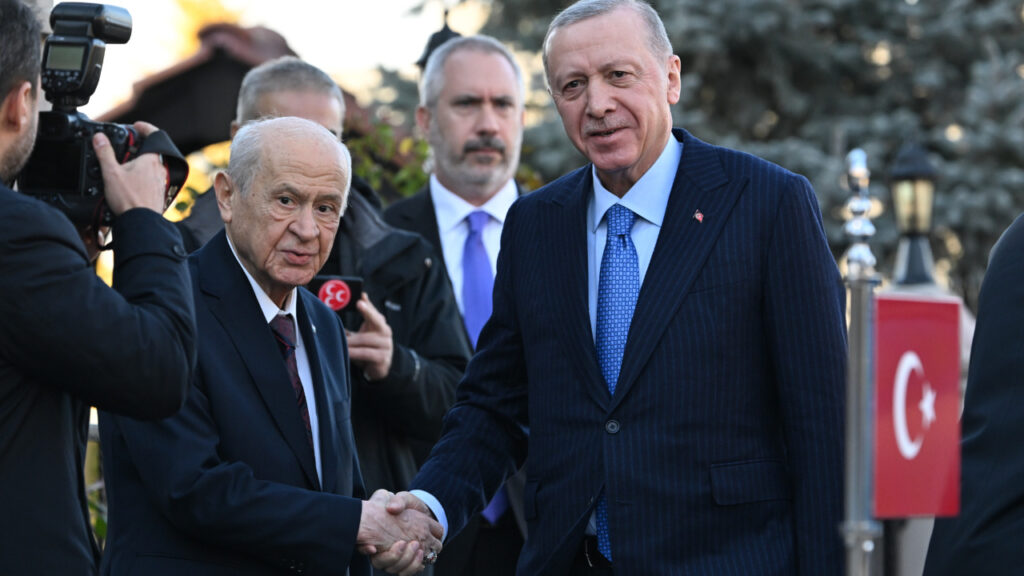 Cumhurbaşkanı Erdoğan ile Bahçeli Arasındaki Görüşme Başladı