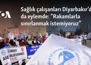 Sağlık çalışanları Diyarbakır’da da eylemde: “Rakamlarla sınırlanmak istemiyoruz”