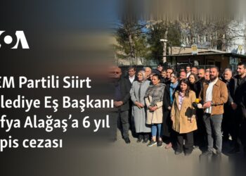 DEM Partili Siirt Belediye Eş Başkanı Sofya Alağaş’a 6 yıl hapis cezası