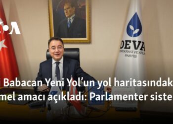 Ali Babacan Yeni Yol’un yol haritasındaki temel amacı açıkladı: Parlamenter sistem
