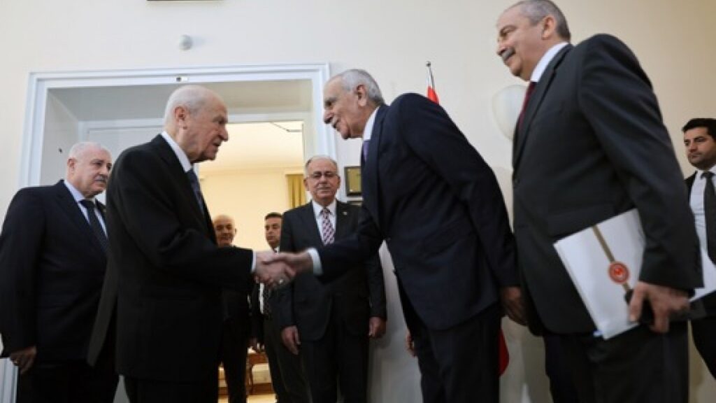 DEM Parti İmralı Heyeti ile Bahçeli görüşmesi başladı