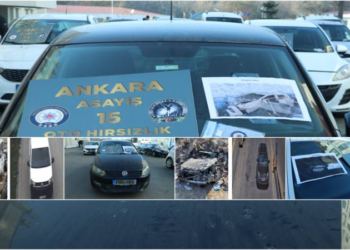 Depremde hasar gören otomobiller ile "change" yapan çeteye operasyon; 15 gözaltı!
