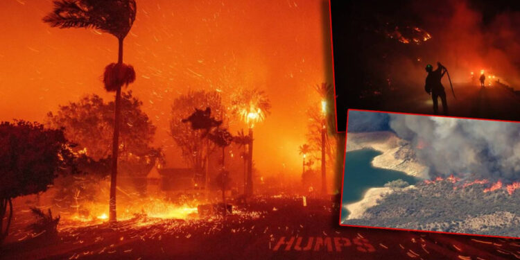 Diğerleri Hala Söndürülemedi... Los Angeles'te Yeni Yangın Başladı! 30 Bin Kişiye Tahliye