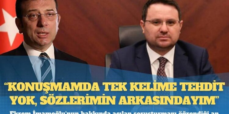 Ekrem İmamoğlu’nun hakkında açılan soruşturmayı öğrendiği an